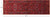 Red 3' 2" X 10' 4" Runner Vintage Persian Heriz Serapi Handmade Wool Rug - Q25146