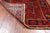 Red 3' 2" X 10' 4" Runner Vintage Persian Heriz Serapi Handmade Wool Rug - Q25146