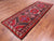Brown 3' 10" X 10' 5" Runner Vintage Persian Handmade Wool Rug - Q25148
