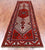 Red 3' 4" X 11' 5" Vintage Persian Handmade Wool Runner Rug - Q25154