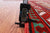 Red 3' 4" X 11' 5" Vintage Persian Handmade Wool Runner Rug - Q25154