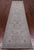 Ivory 2' 7" X 11' 4" Turkish Oushak Washed Out Hand-Knotted Wool Runner Rug - Q25158