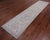 Ivory 2' 7" X 11' 4" Turkish Oushak Washed Out Hand-Knotted Wool Runner Rug - Q25158
