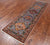 Grey 2' 8" X 9' 1" Runner Super Kazak Hand Knotted Wool Rug - Q25160