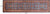 Blue 2' 6" X 9' 9" Super Kazak Handmade Wool Runner Rug - Q25163