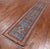 Blue 2' 6" X 9' 9" Super Kazak Handmade Wool Runner Rug - Q25163