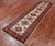 Ivory 2' 9" X 9' 5" Runner Super Kazak Hand Knotted Wool Rug - Q25162