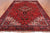 Red 8' 1" X 10' 11" Vintage Persian Heriz Serapi Hand-Knotted Wool Rug - Q25164