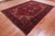 Red 8' 0" X 10' 9" Vintage Persian Heriz Serapi Handmade Wool Rug - Q25165