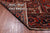 Red 7' 10" X 10' 11" Vintage Persian Heriz Serapi Hand Knotted Wool Rug - Q25166