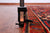 Red 7' 10" X 10' 11" Vintage Persian Heriz Serapi Hand Knotted Wool Rug - Q25166