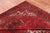 Red 8' 1" X 10' 9" Vintage Persian Heriz Serapi Handmade Wool Rug - Q25167