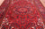 Red 8' 4" X 10' 4" Vintage Persian Heriz Serapi Handmade Wool Rug - Q25168