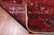 Red 8' 4" X 10' 4" Vintage Persian Heriz Serapi Handmade Wool Rug - Q25168