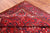 Red 8' 4" X 10' 4" Vintage Persian Heriz Serapi Handmade Wool Rug - Q25168