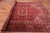 Red 8' 0" X 10' 6" Vintage Persian Heriz Serapi Hand-Knotted Wool Rug - Q25169
