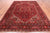 Red 8' 0" X 10' 6" Vintage Persian Heriz Serapi Hand-Knotted Wool Rug - Q25169