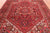 Red 8' 0" X 10' 6" Vintage Persian Heriz Serapi Hand-Knotted Wool Rug - Q25169
