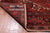 Red 8' 0" X 10' 6" Vintage Persian Heriz Serapi Hand-Knotted Wool Rug - Q25169