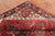 Red 6' 9" X 9' 3" Vintage Persian Heriz Serapi Handmade Wool Rug - Q25170