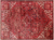 Rust 7' 7" X 10' 5" Vintage Persian Heriz Serapi Hand-Knotted Wool Rug - Q25171