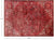 Rust 7' 7" X 10' 5" Vintage Persian Heriz Serapi Hand-Knotted Wool Rug - Q25171