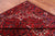 Red 8' 8" X 12' 3" Vintage Persian Heriz Serapi Handmade Wool Rug - Q25172