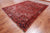 Red 8' 9" X 11' 10" Vintage Persian Heriz Serapi Handmade Wool Rug - Q25173