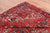 Red 8' 9" X 11' 10" Vintage Persian Heriz Serapi Handmade Wool Rug - Q25173