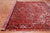 Red 8' 9" X 11' 10" Vintage Persian Heriz Serapi Handmade Wool Rug - Q25173