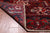 Red 8' 10" X 12' 3" Vintage Persian Heriz Serapi Hand-Knotted Wool Rug - Q25174