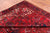 Red 8' 10" X 12' 3" Vintage Persian Heriz Serapi Hand-Knotted Wool Rug - Q25174