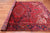 Red 8' 10" X 12' 3" Vintage Persian Heriz Serapi Hand-Knotted Wool Rug - Q25174