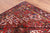 Red 8' 11" X 12' 2" Vintage Persian Heriz Serapi Handmade Wool Rug - Q25175