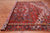 Red 8' 11" X 12' 2" Vintage Persian Heriz Serapi Handmade Wool Rug - Q25175