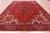 Red 9' 7" X 13' 3" Vintage Persian Heriz Serapi Hand Knotted Wool Rug - Q25176