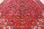 Red 9' 7" X 13' 3" Vintage Persian Heriz Serapi Hand Knotted Wool Rug - Q25176