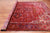 Red 9' 7" X 13' 3" Vintage Persian Heriz Serapi Hand Knotted Wool Rug - Q25176