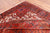 Red 9' 6" X 12' 7" Vintage Persian Heriz Serapi Handmade Wool Rug - Q25177