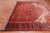 Red 9' 6" X 12' 7" Vintage Persian Heriz Serapi Handmade Wool Rug - Q25177