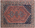 Rust 7' 2" X 9' 0" Vintage Persian Shiraz Handmade Wool On Wool Rug - Q25124