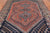 Rust 7' 2" X 9' 0" Vintage Persian Shiraz Handmade Wool On Wool Rug - Q25124