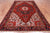 Red 6' 6" X 10' 2" Vintage Persian Heriz Serapi Handmade Wool Rug - Q25184
