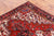 Red 6' 6" X 10' 2" Vintage Persian Heriz Serapi Handmade Wool Rug - Q25184