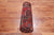 Red 6' 7" X 9' 3" Vintage Persian Heriz Serapi Handmade Wool Rug - Q25185