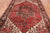 Red 6' 7" X 9' 3" Vintage Persian Heriz Serapi Handmade Wool Rug - Q25185