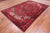 Red 6' 10" X 10' 1" Vintage Persian Heriz Serapi Handmade Wool Rug - Q25186