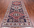 Navy Blue 4' 10" X 10' 4" Vintage Persian Handmade Wool Rug - Q25189
