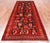 Navy Blue 4' 7" X 10' 4" Vintage Persian Hand Knotted Wool Rug - Q25191