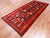 Navy Blue 4' 7" X 10' 4" Vintage Persian Hand Knotted Wool Rug - Q25191